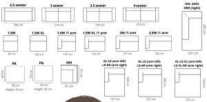 Nr. 20 / Sofa oder Ecke / in Stoff oder Leder / ab 1829 €